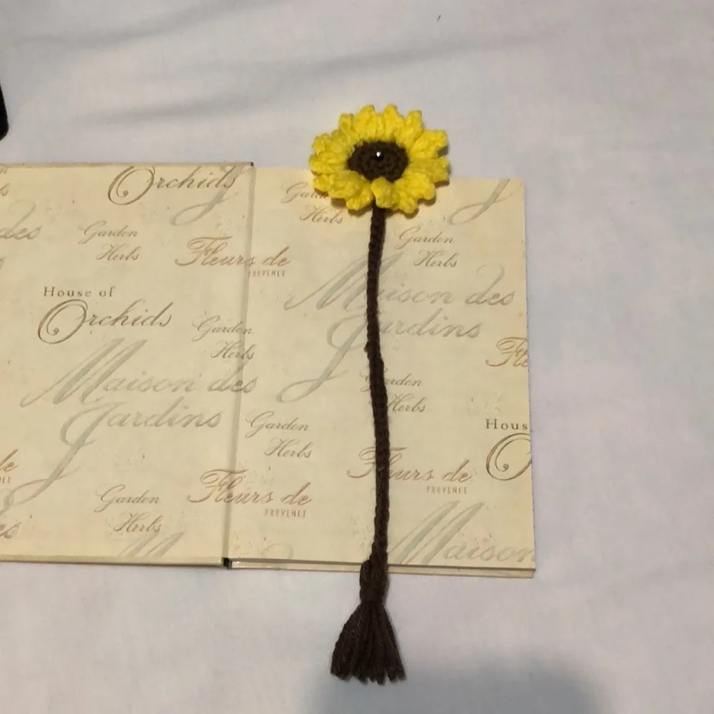 flower bookmark Handmade crochet